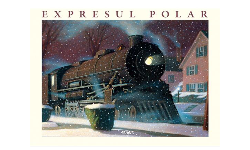 “Expresul Polar”, scrisă și ilustrată de Chris Van Allsburg.