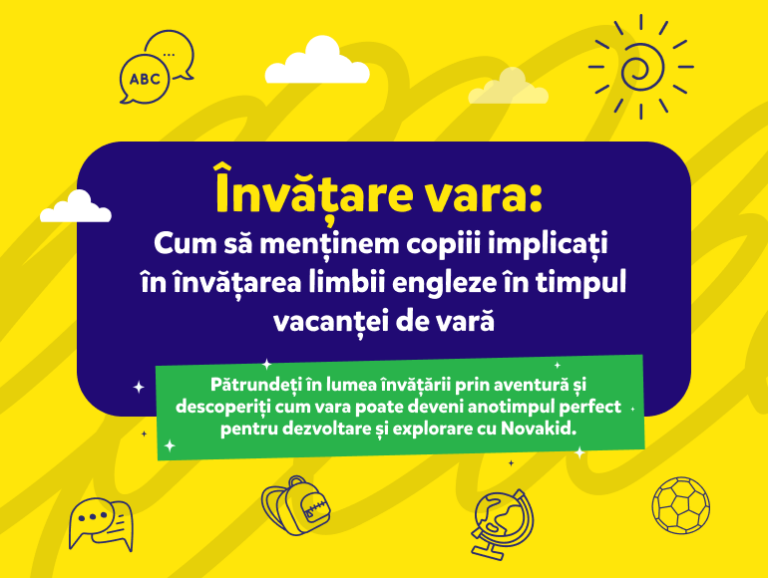 Învățare vara: Cum să menținem copiii implicați în învățarea limbii engleze în timpul vacanței de vară 