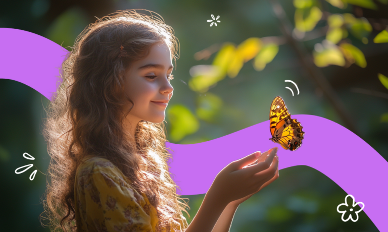 Cum să explici metamorfoza fluturelui copiilor tăi