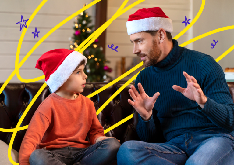 Cum să-i explici copilului că Moș Crăciun nu există