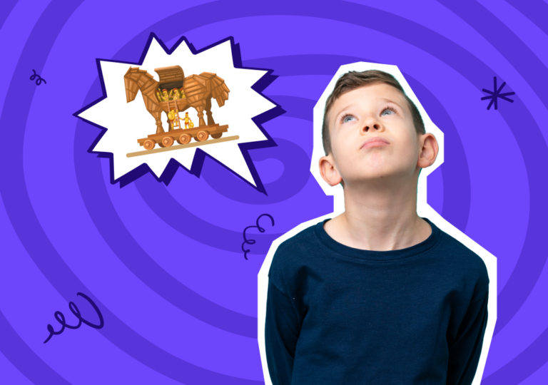 Explică legenda calului troian copilului tău în doar câteva minute